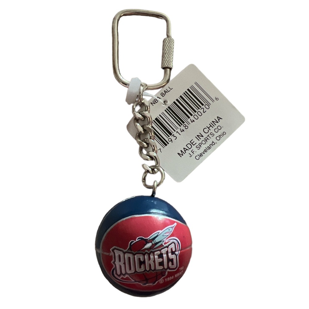 Vintage 90s Houston Rockets Basketball  Lil' Brat Key Chain